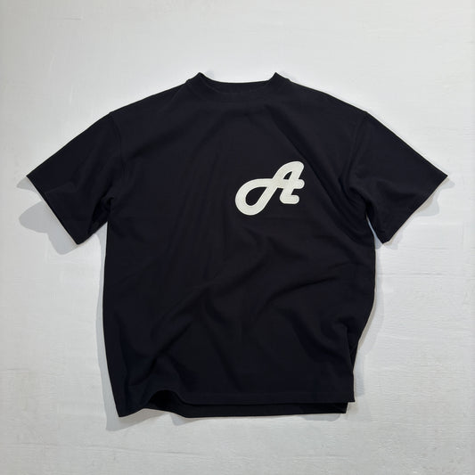 Initial Logo Black T-Shirt