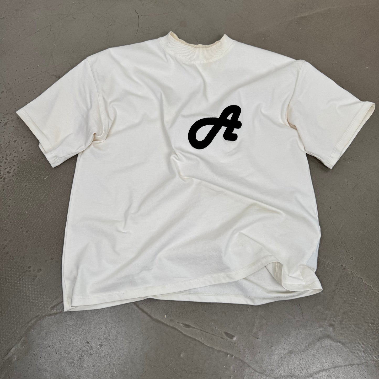 Initial Logo Ecru T-Shirt