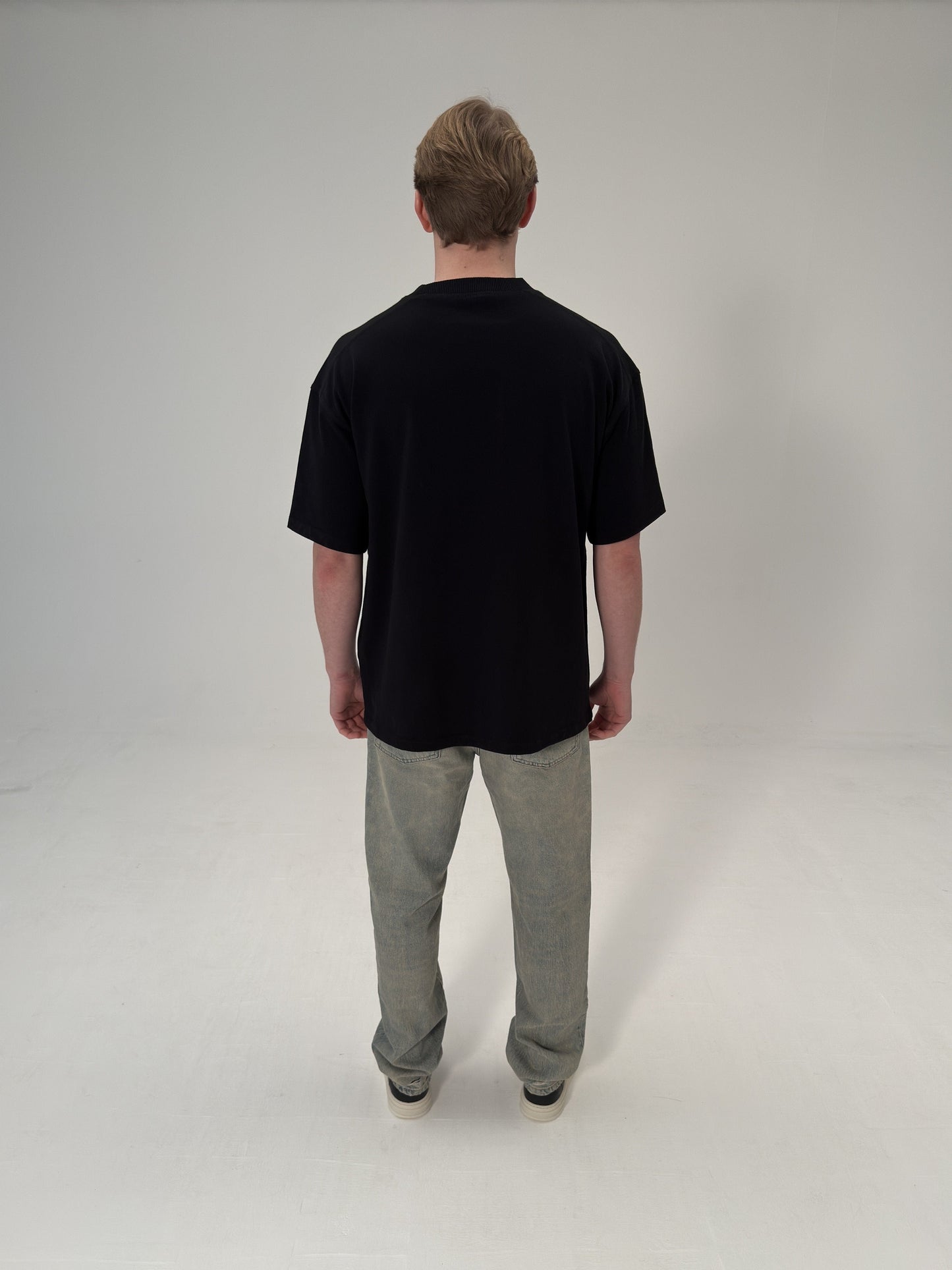 Initial Logo Black T-Shirt
