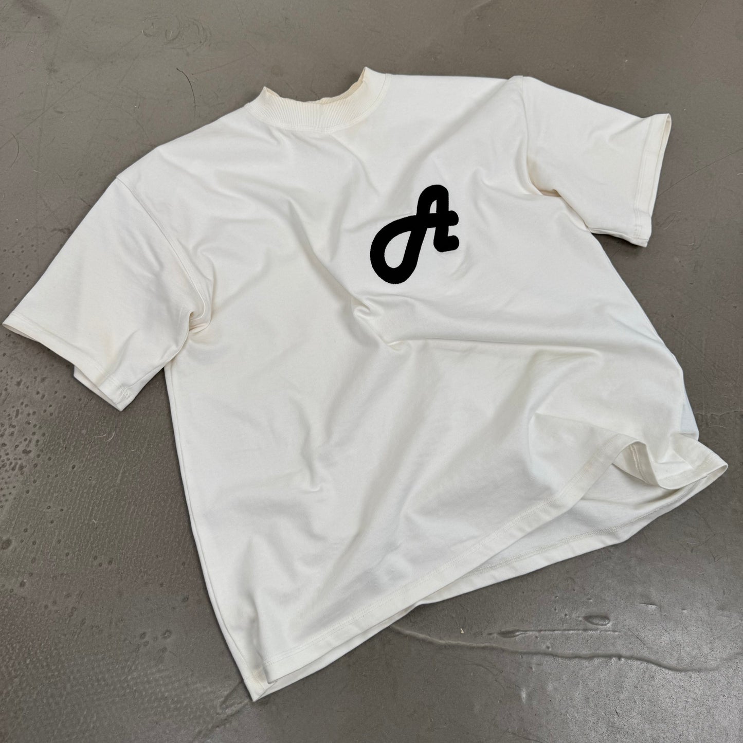 Initial Logo Ecru T-Shirt