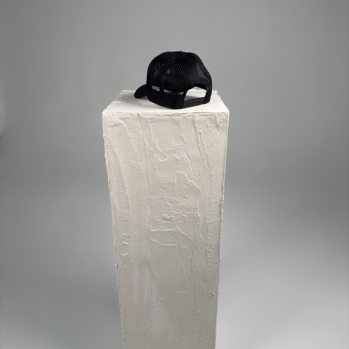 Inital A Logo Foam Trucker Black