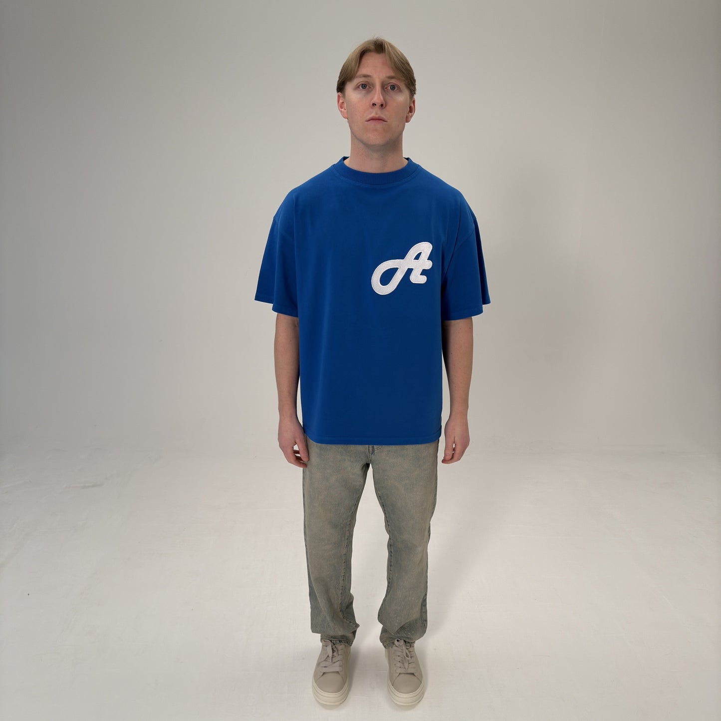 Initial Logo Cobalt Blue T-Shirt