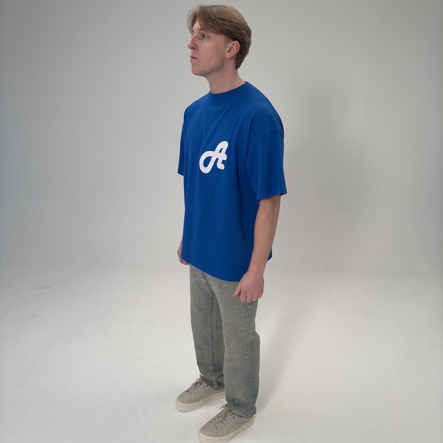 Initial Logo Cobalt Blue T-Shirt