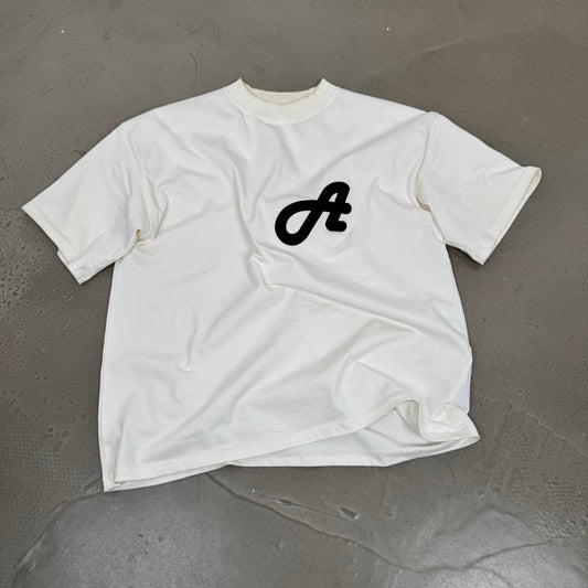 Initial Logo Ecru T-Shirt