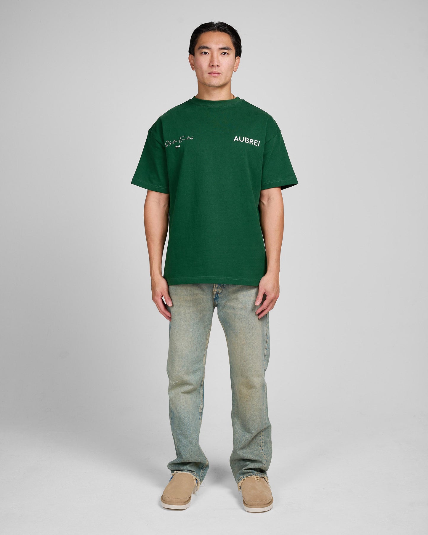 Signature Essentials T-Shirt Forest Green