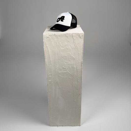 Inital A Logo Foam Trucker White / Black