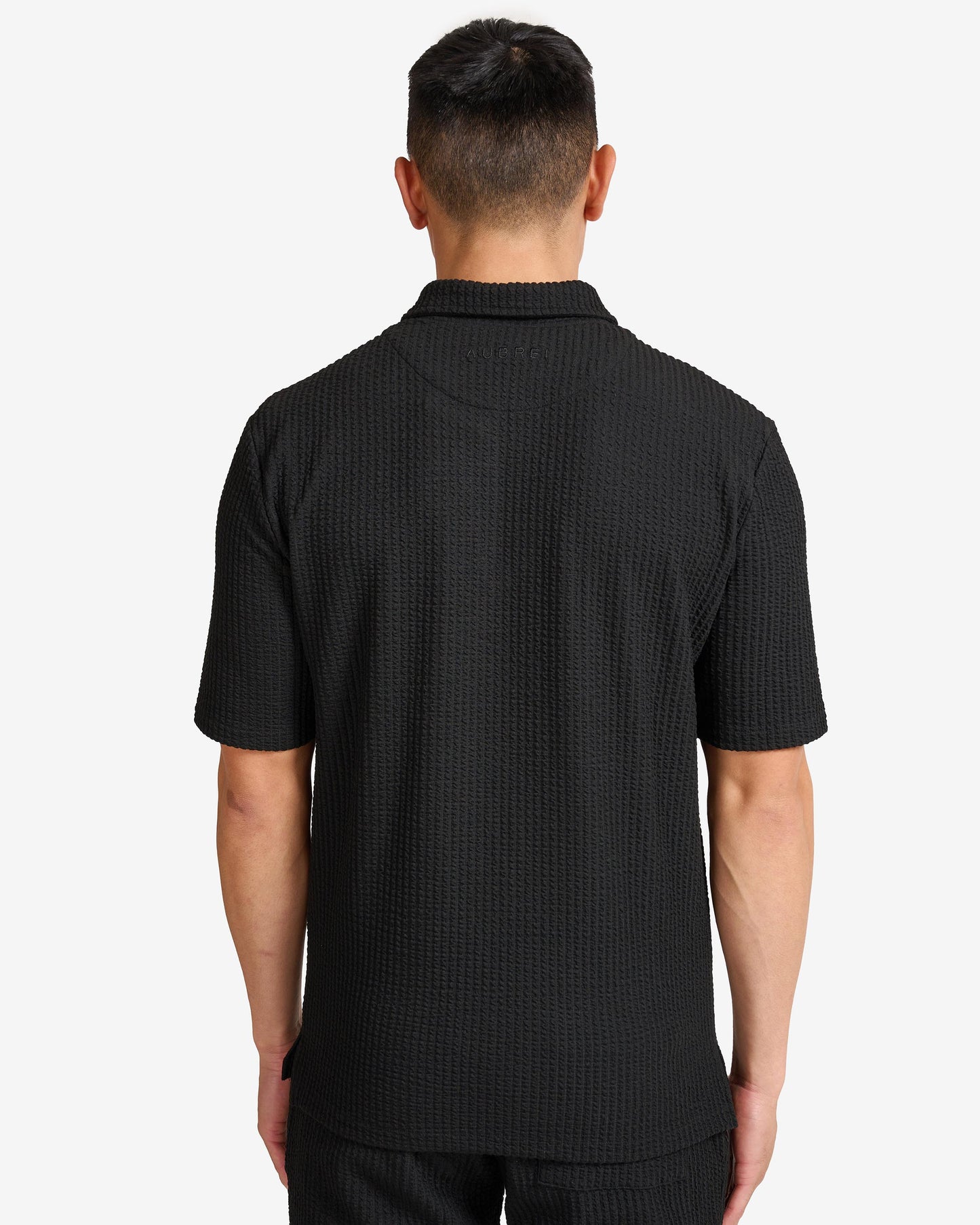 Pleated Polo Shirt