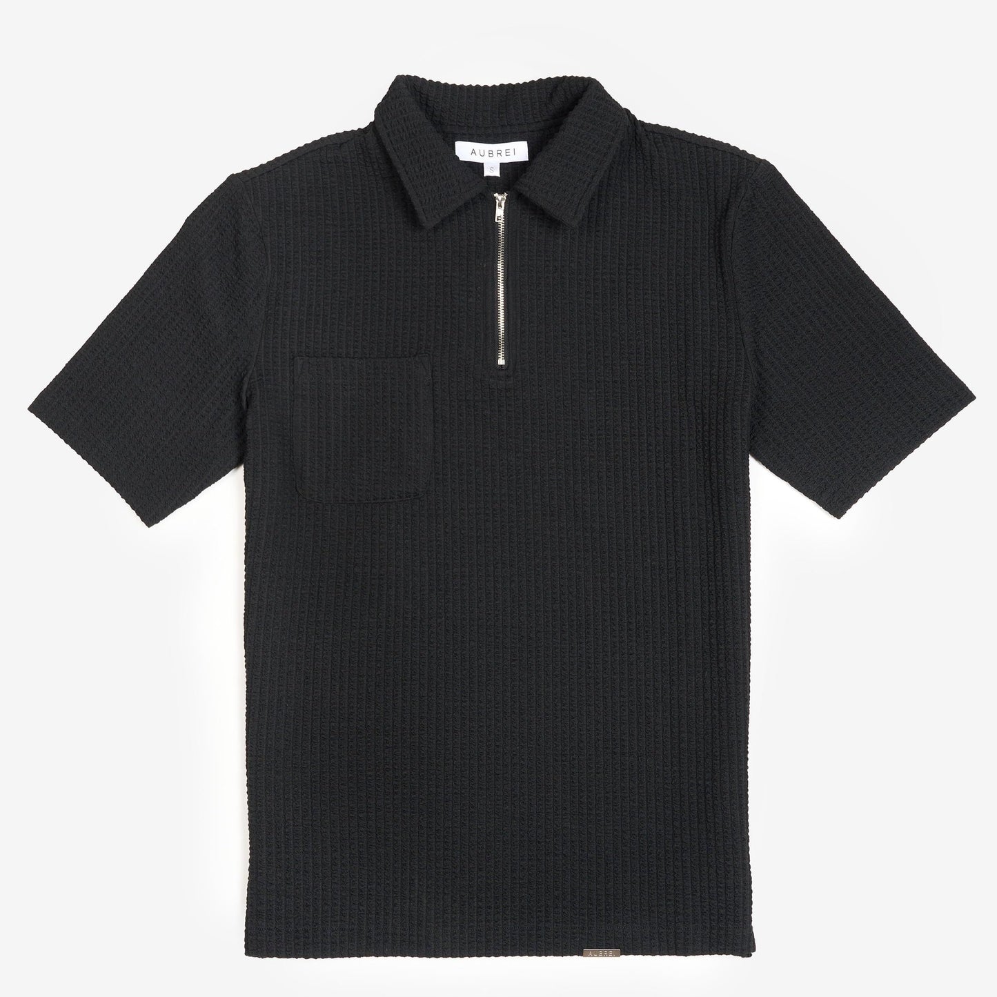 Pleated Polo Shirt